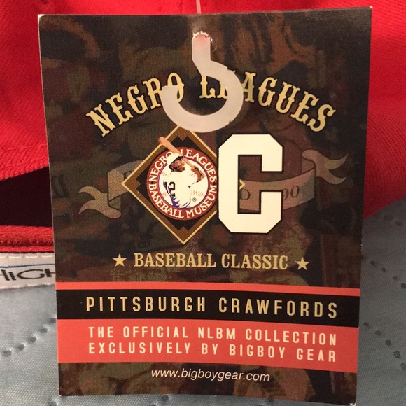 New Pittsburg Crawford Negro League Red Baseball Cap Hat White “C” Lettering - Picture 3 of 10
